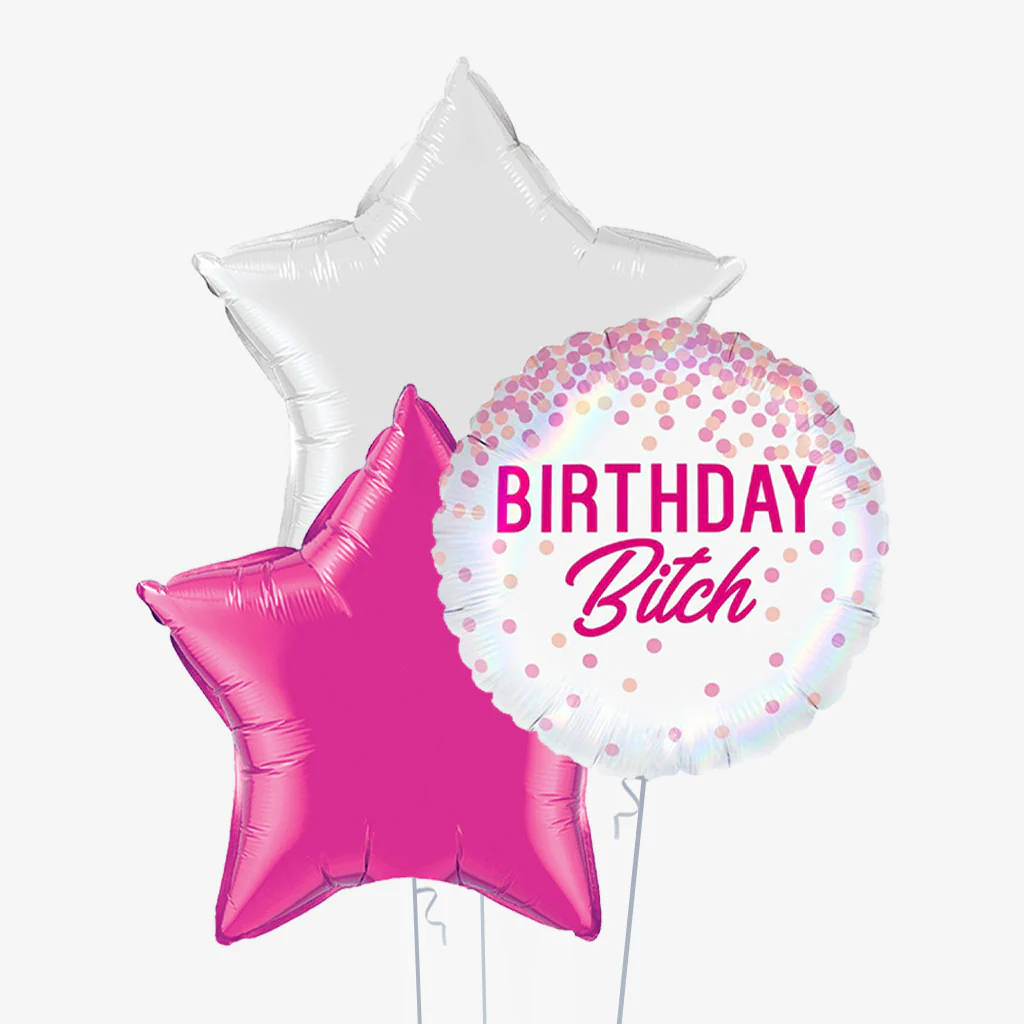 Birthday B*tch & Number Balloons - Image 3