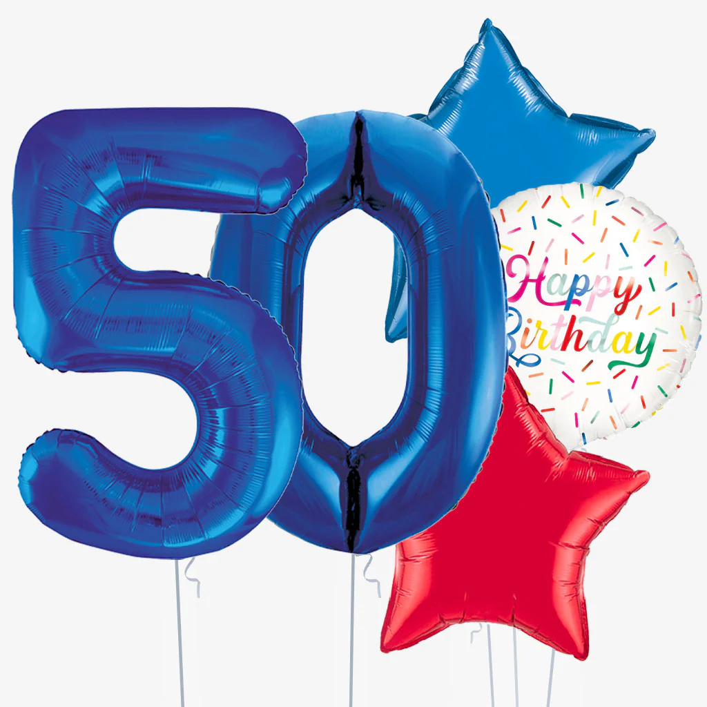 Birthday Cake & Number Balloons - Image 5