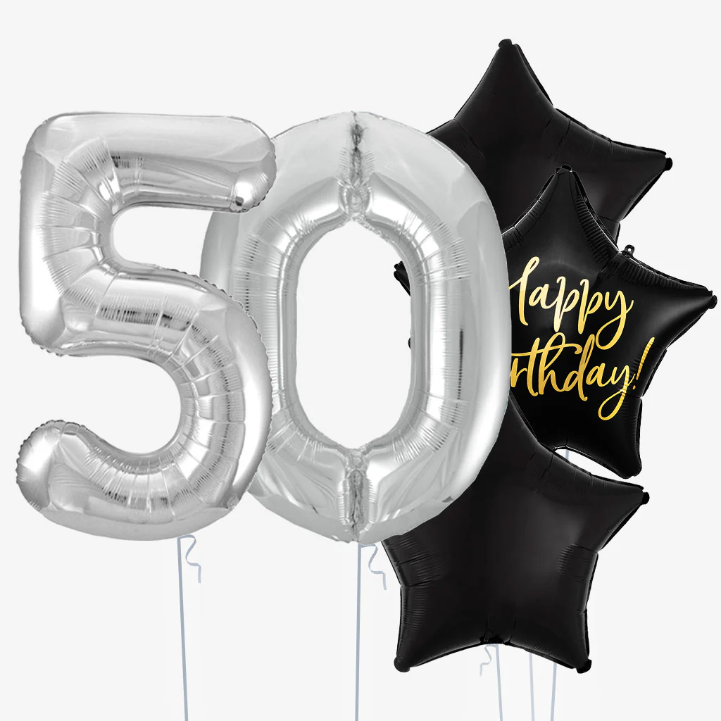 Midnight Star & Number Balloons - Image 6