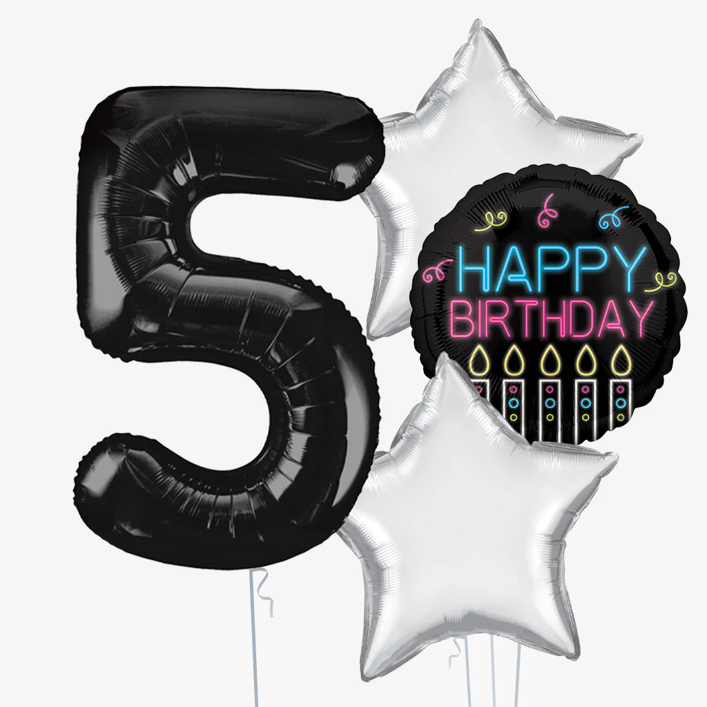 Neon & Number Balloons - Image 3