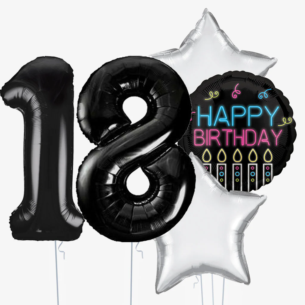 Neon & Number Balloons - Image 4