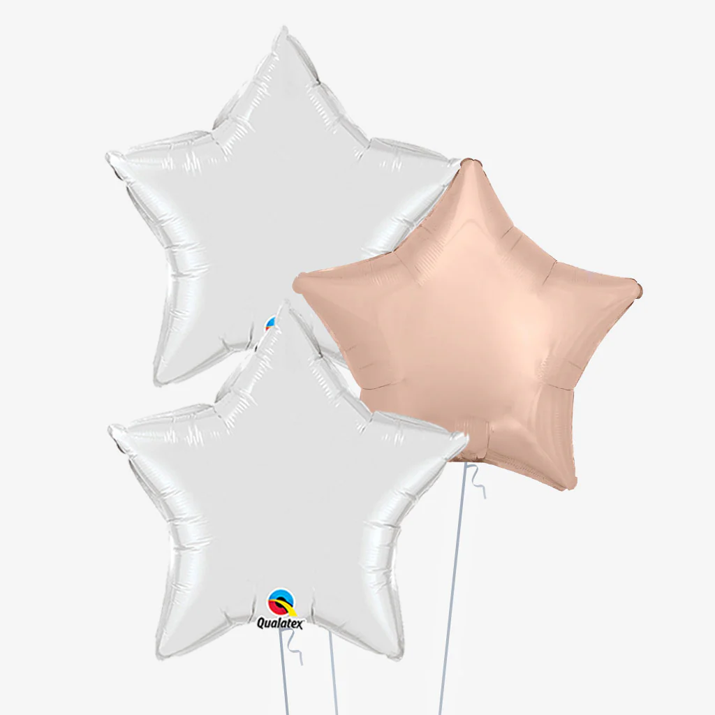 Rose Gold Stars & Number Balloons - Image 7